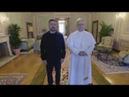 Zelensky se reúne com papa antes de conferência sobre reconstrução da Ucrânia | AFP
