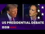 Key moments from Donald Trump and Kamala Harris's US presidential debate | BBCNews