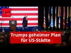 Treffen mit Top-Militärs: Trump verrät geheimen Plan für US-Städte
