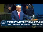 DONALD TRUMP: "Unheimliche" Vorfälle bei UN-Vollversammlung! US-Präsident fordert Verhaftungen!