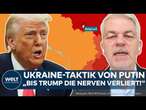 PUTINS KRIEG: Tobt bald Trump? Showdown bei Waffenruhe? USA starten Dialog mit Russland