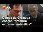 Defesa de Cid nega coação durante delação premiada à PF: 'Postura extremamente ética'