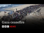 Gaza ceasefire - 200,000 Palestinians head back to shattered homes after two years of war | BBC News