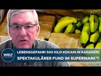 DROGEN IN EUROPA: Spektakulärer Bananenkisten-Fund! 500 Kilo Kokain im Supermarkt! Polizei am Limit