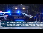 WASHINGTON: Feuergefecht vor dem Weißen Haus! Secret Service stoppt bewaffneten Angreifer!