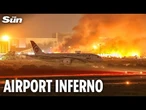 Huge fire engulfs Bangladesh airport as flights are cancelled