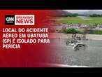 Local do acidente aéreo da aeronave é isolado para perícia | CNN 360º