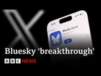 Will Bluesky be able to rival X or Twitter? | BBC News