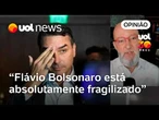 Flávio Bolsonaro chega à convenção fragilizado; os aliados mais fortes são Trump e Milei, diz Josias