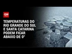 Frente fria: Rio Grande do Sul e Santa Catarina podem ter neve | CNN NOVO DIA