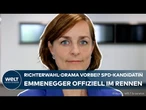 DEUTSCHLAND: Drama um Richterwahl vorbei? Ausschuss schlägt SPD-Kandidatin Emmenegger vor