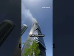 Desalojan la torre Moeve de Madrid por un incendio