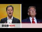 Sir Nick Clegg leaves Meta ahead of Donald Trump's return as US president | BBC News