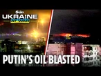 Ukraine's massive drone strike on Russia’s Novorossiysk causes oil terminal to erupt in flames