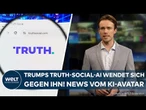 KI-WELT: Donald Trump setzt auf Truth Social auf widersprüchliches AI-Tool | News vom WELT-Avatar!