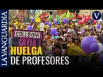 Los profesores “colapsan” Barcelona en la visita del Papa