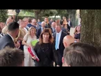 Meloni firma il suo libro "Io sono Giorgia" per l'Ambasciatore Usa Fertitta
