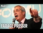 LIVE: Nigel Farage speaks at Reform UK press conference
