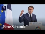 Macron nennt Gaza-Blockade durch Israel einen „inakzeptablen Skandal“