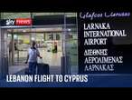 Live: Plane from Beirut arrives at Larnaca Airport carrying repatriated Cypriot citizens