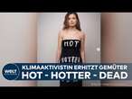 BERLIN: Klimaaktivistin Luisa Neubauer sorgt für Aufsehen mit ihrem Kleid und neuem Tattoo