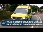 ENGLAND: Tote und Verletzte! Tragischer Schulbus-Unfall erschüttert Großbritannien