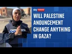 Israel hits out at UK decision to recognise Palestine