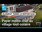Un village opte pour le tout-solaire face à la montée des factures de l’énergie • FRANCE 24