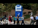 CDC staff protest at Atlanta HQ after Trump firings – watch live