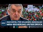 SOLINGEN-ANSCHLAG: Landesregierung von Nordrhein-Westfalen im Integrationsausschuss unter Druck