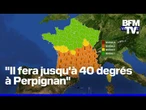 "Il fera 40 degrés à Perpignan": 42 départements placés en vigilance orange canicule ce dimanche