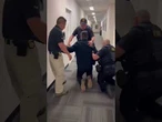 Senator Alex Padilla thrown to the ground and handcuffed