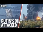 Ukraine OBLITERATES key oil refinery in Salavat sparking chaos in Russia