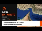 Infra em 1 Minuto: vaivém no estreito de Ormuz afeta mercado de petróleo