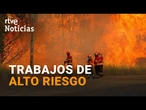INCENDIOS: CUATRO miembros de la UME HERIDOS en LEÓN y se ENCUENTRAN HOSPITALIZADOS | RTVE