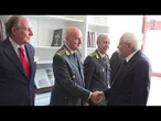 Mattarella a cerimonia Gruppo sciatori “Fiamme gialle” e Soccorso alpino Gdf