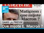 Matignon : que mijote Emmanuel Macron ? • FRANCE 24