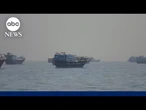 US official confirms an Iranian drone struck ship in Strait of Hormuz