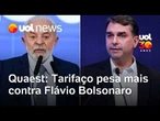 Maioria culpa Flávio Bolsonaro por tarifa dos EUA do que Lula, aponta Quaest