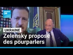 Ukraine : Volodymyr Zelensky veut montrer à Donald Trump qu'il est le "bon élève" • FRANCE 24