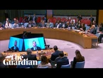 The U.N. Security Council hold a meeting on Gaza – watch live