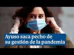 Ayuso reivindica su gestión durante la pandemia y hace un vídeo para atacar a Pedro Sánchez