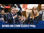 PMQs | Rayner subs in for Starmer as she faces Mel Stride in the Commons