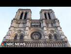 LIVE: Reopening ceremony for Notre Dame cathedral in Paris | NBC News