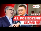 42 posiedzenie Sejmu RP dzień drugi 8.10.2025 - Transmisja na ŻYWO z obrad Sejmu