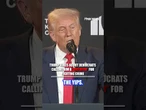 'They've got the yips': Trump calls out Dems #shorts #usa #us #news #trump