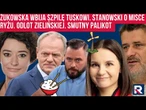Żukowska wbija szpilę Tuskowi. Stanowski o misce ryżu. Odlot Zielińskiej. Smutny Palikot