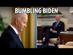 Cringe moment Joe Biden makes another classic gaffe as he swerves Israeli hostage question