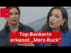 Top-Bankerin erkennt „Merz-Ruck“ – bei der Inflation wird sie plötzlich vorsichtig