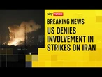 BREAKING: Donald Trump says the US was not involved in Israeli strikes on Iran